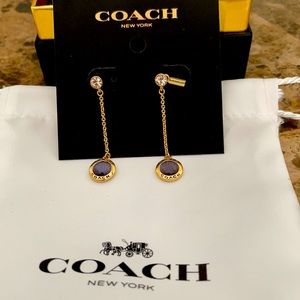 COACH earrings NEW!